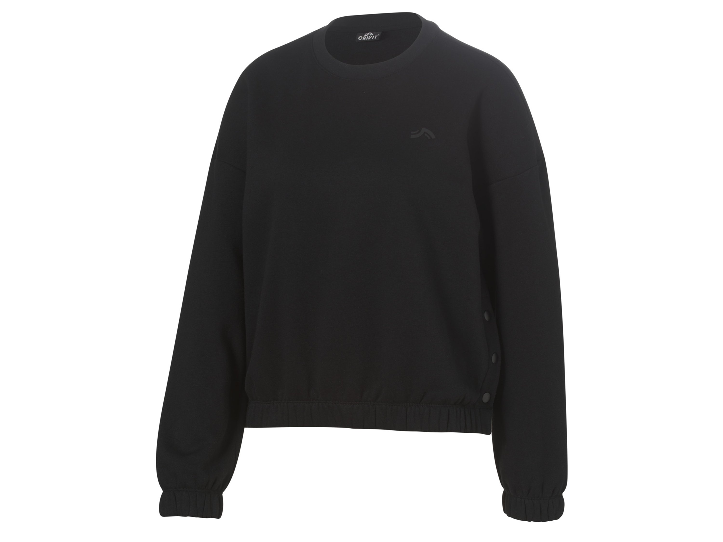 CRIVIT Dames sweater (M (40/42), Zwart glad)