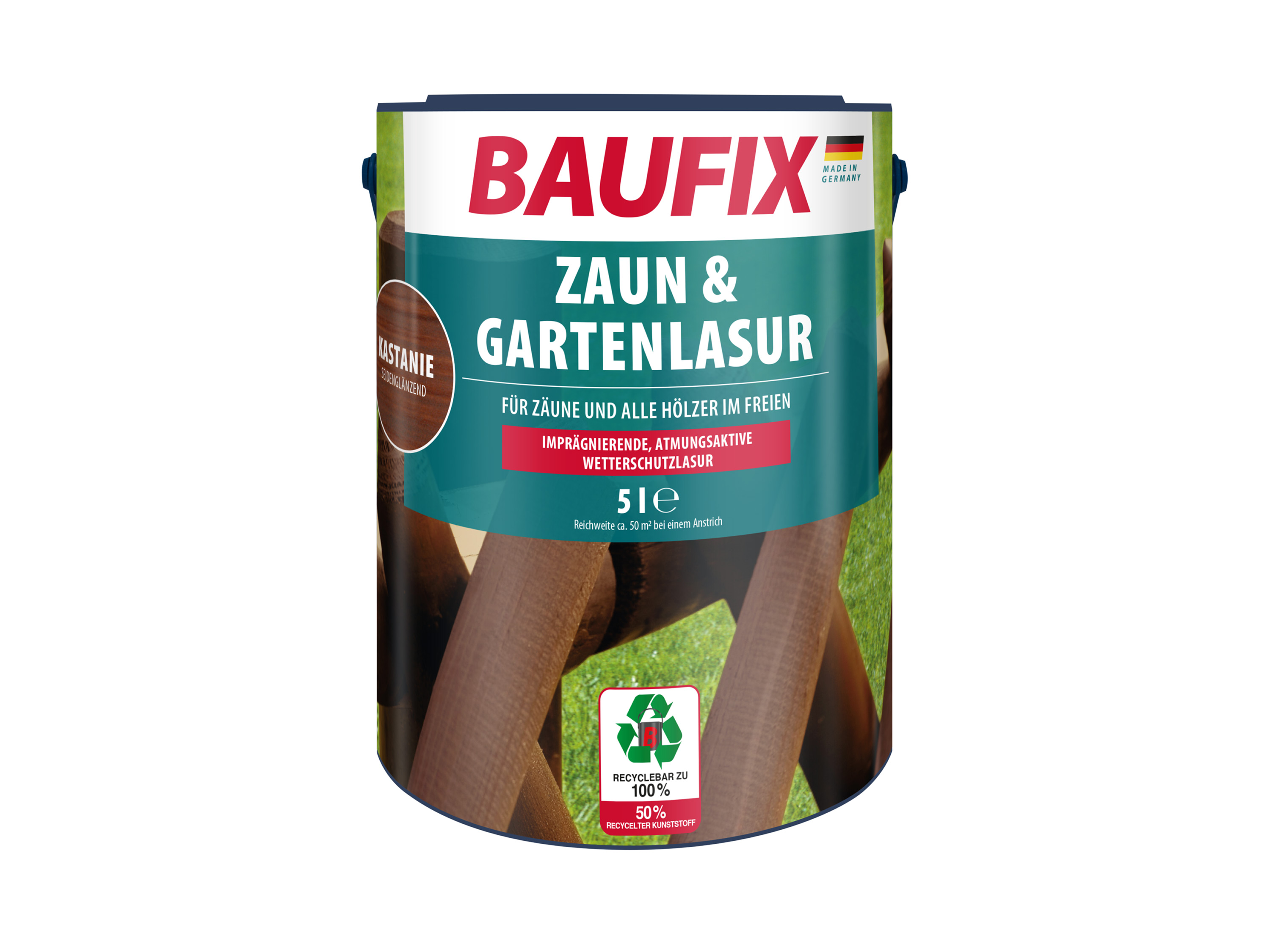 BAUFIX Schutting en Tuinbeits kastanje 5 Liter