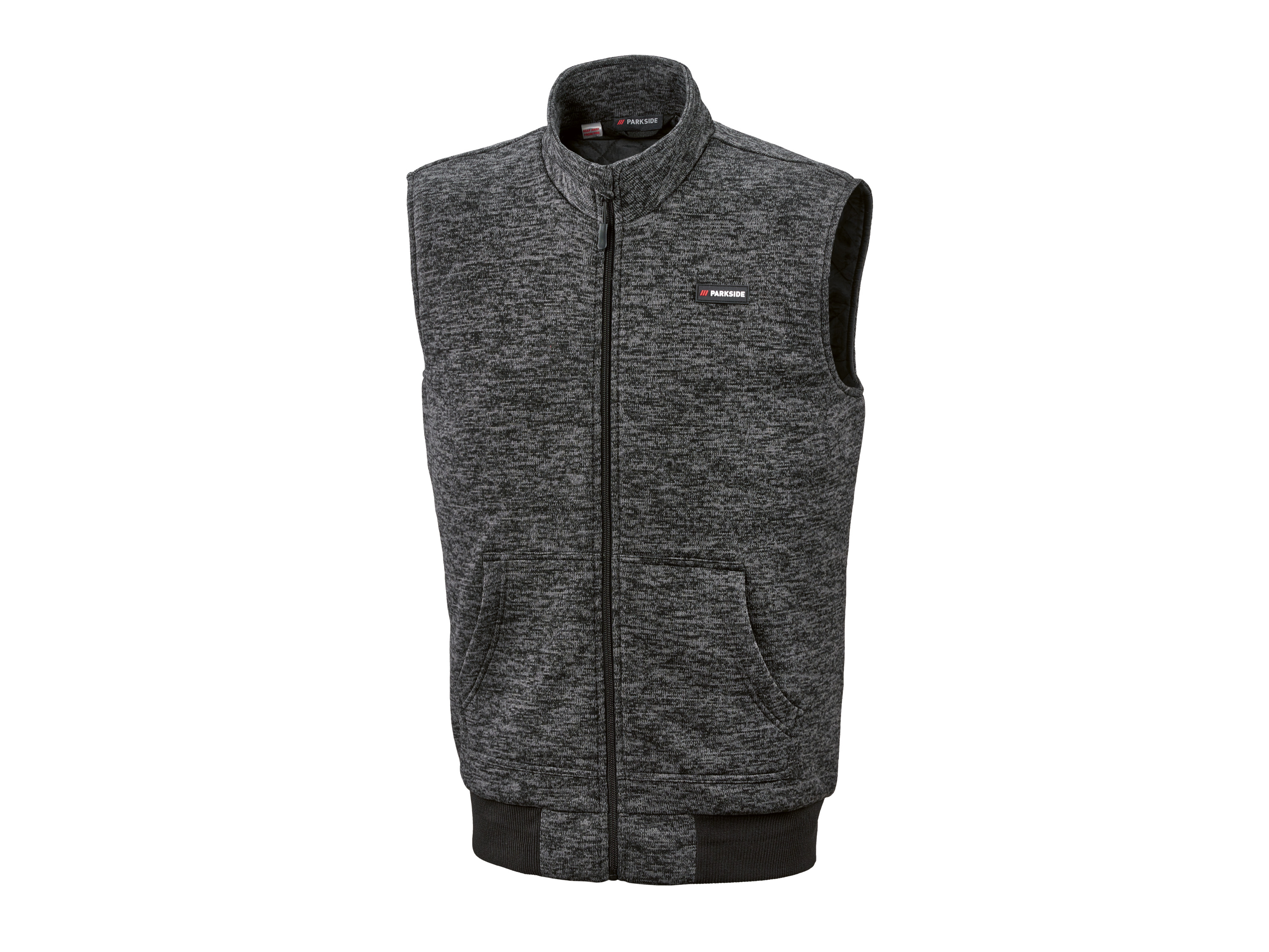 PARKSIDE Herenbodywarmer van gebreide fleece (M (48/50), Grijs)