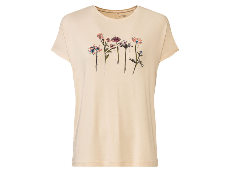 esmara Dames T-shirt, met grondstofbesparende v