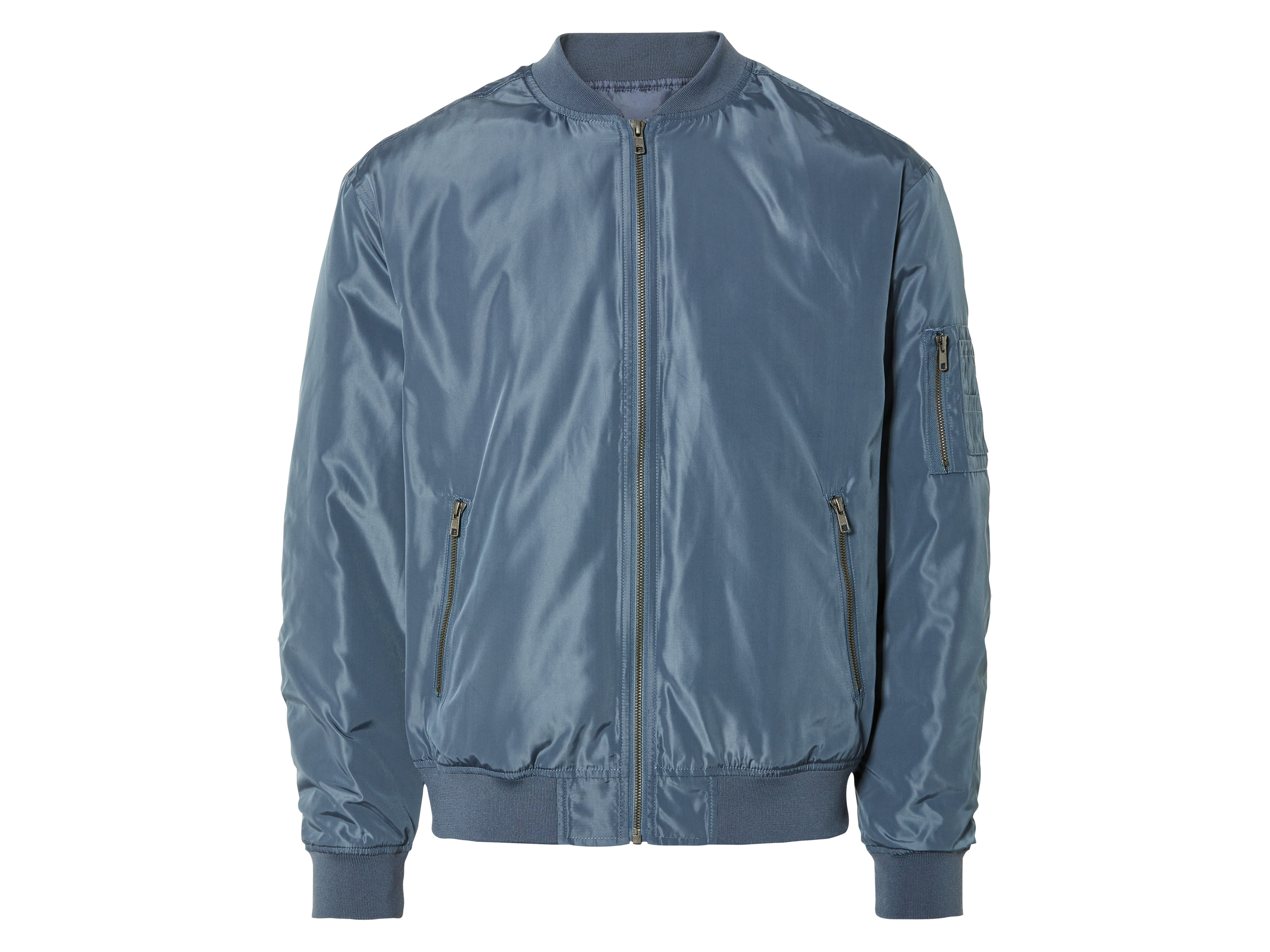 LIVERGY Heren bomberjack (M (48/50), Blauw)