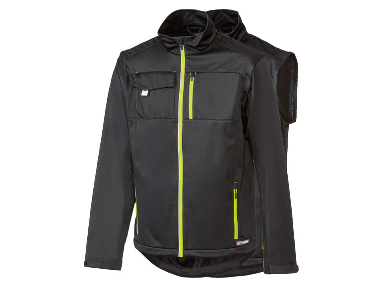 PARKSIDE PERFORMANCE Heren softshell werkjack, afneembare mou