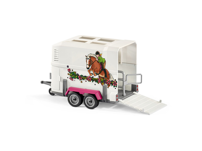 Ga naar volledige schermweergave: Schleich Horse Club Speelset Pick-up met paardenaanhangwagen - afbeelding 6