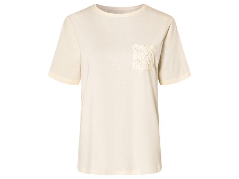 esmara Dames T-shirt (XS (32/34), Crème)