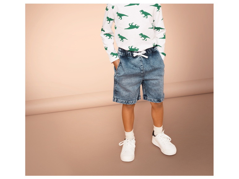 Ga naar volledige schermweergave: lupilu® Kindersweatdenim bermuda's - afbeelding 6