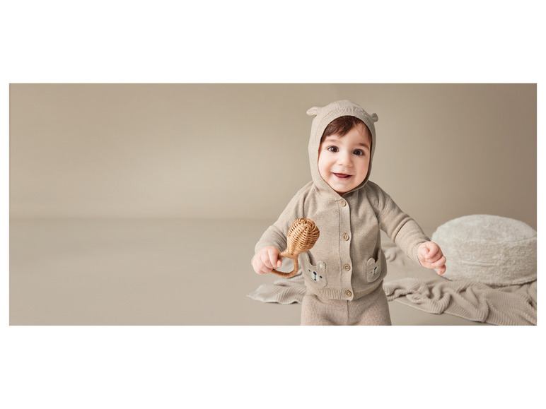 Ga naar volledige schermweergave: lupilu® Gebreide babycardigan - afbeelding 3