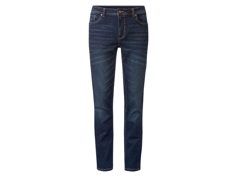 Heren jeans - slim Fit (50 (34/32), Donkerblauw)
