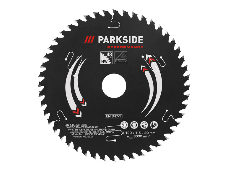 Ga naar volledige schermweergave: PARKSIDE PERFORMANCE® Cirkelzaagblad - afbeelding 4