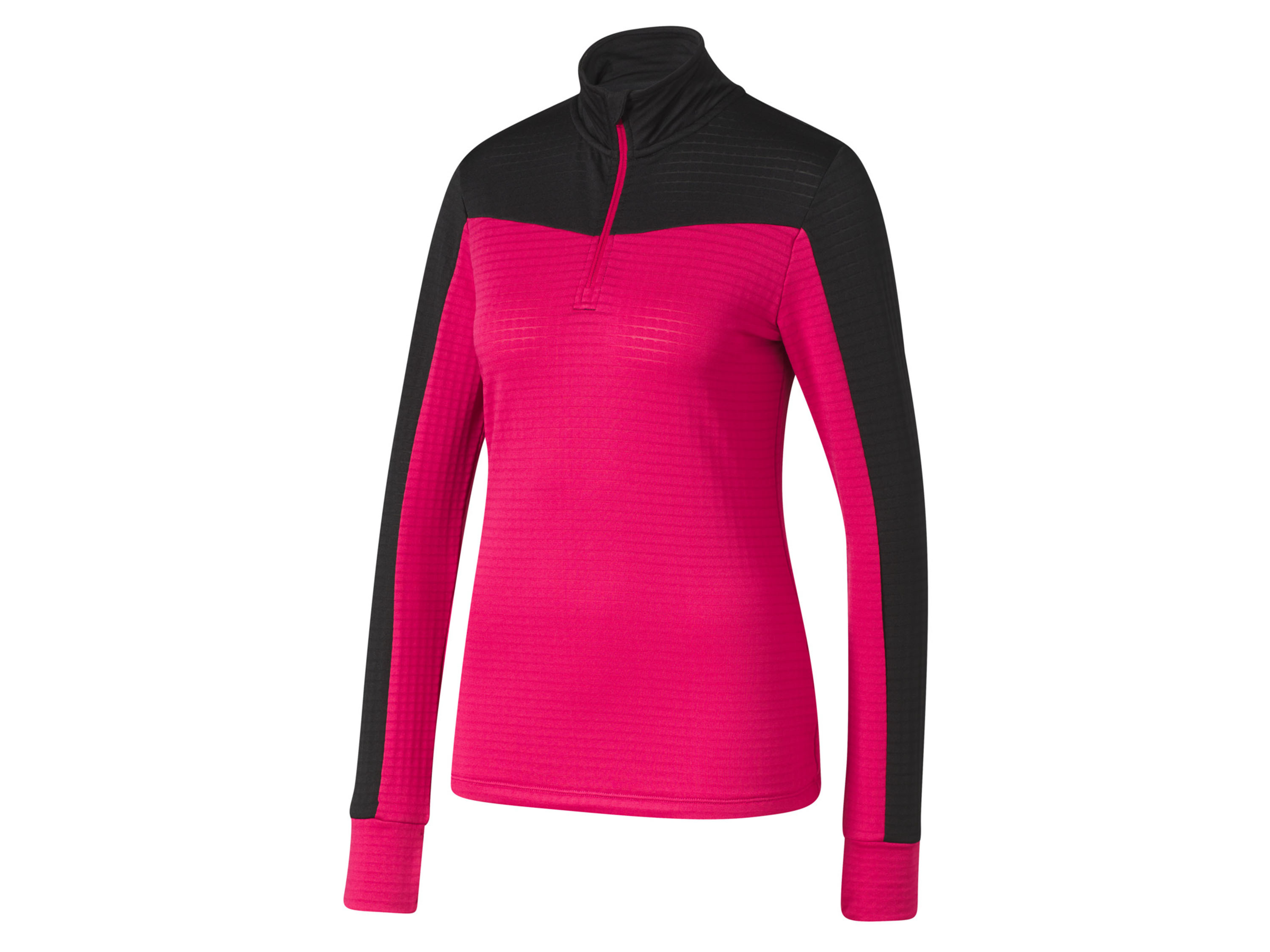 CRIVIT PREMIUM Dames thermoshirt (L (44-46), Donkerroze/zwart)