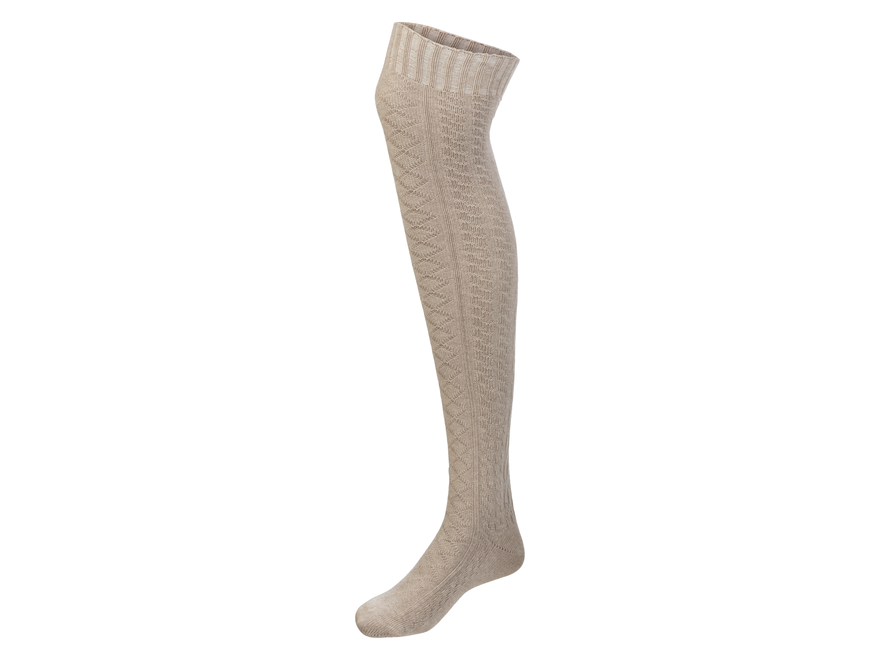 esmara Dames kniekousen (Overknee beige, 35-38)