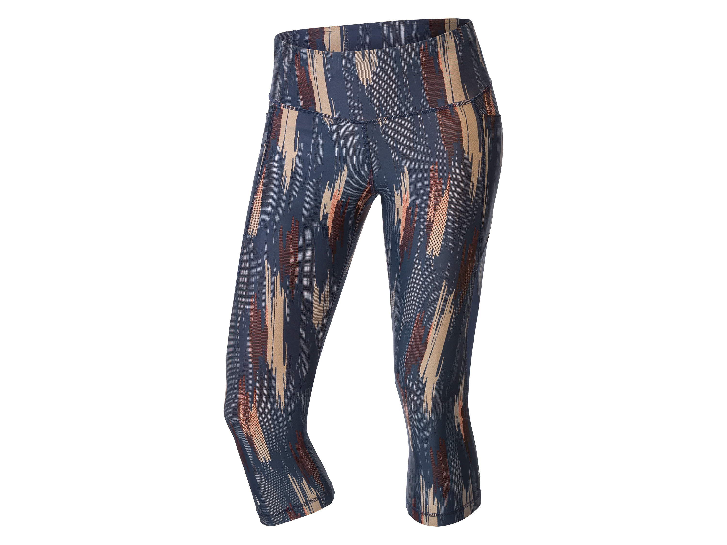 CRIVIT Dames driekwart sportlegging (XS (32/34), Print)