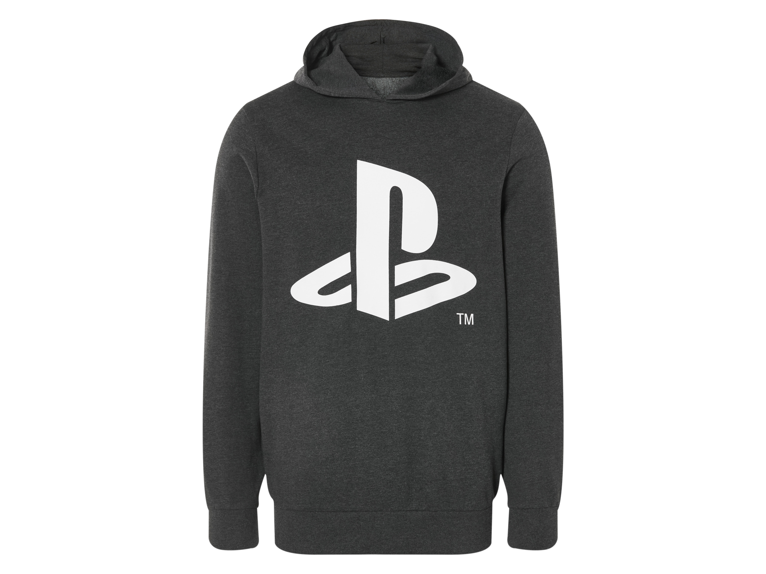 PLAYSTATION | XBOX Heren hoodie (Playstation/antraciet, L)