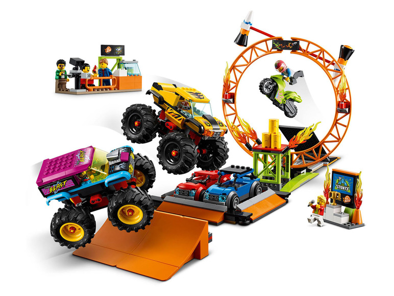 Ga naar volledige schermweergave: LEGO® City Stuntshow Arena - afbeelding 3