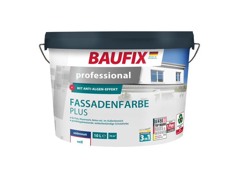 Ga naar volledige schermweergave: BAUFIX Professionele gevelverf Plus 10 liter - afbeelding 1