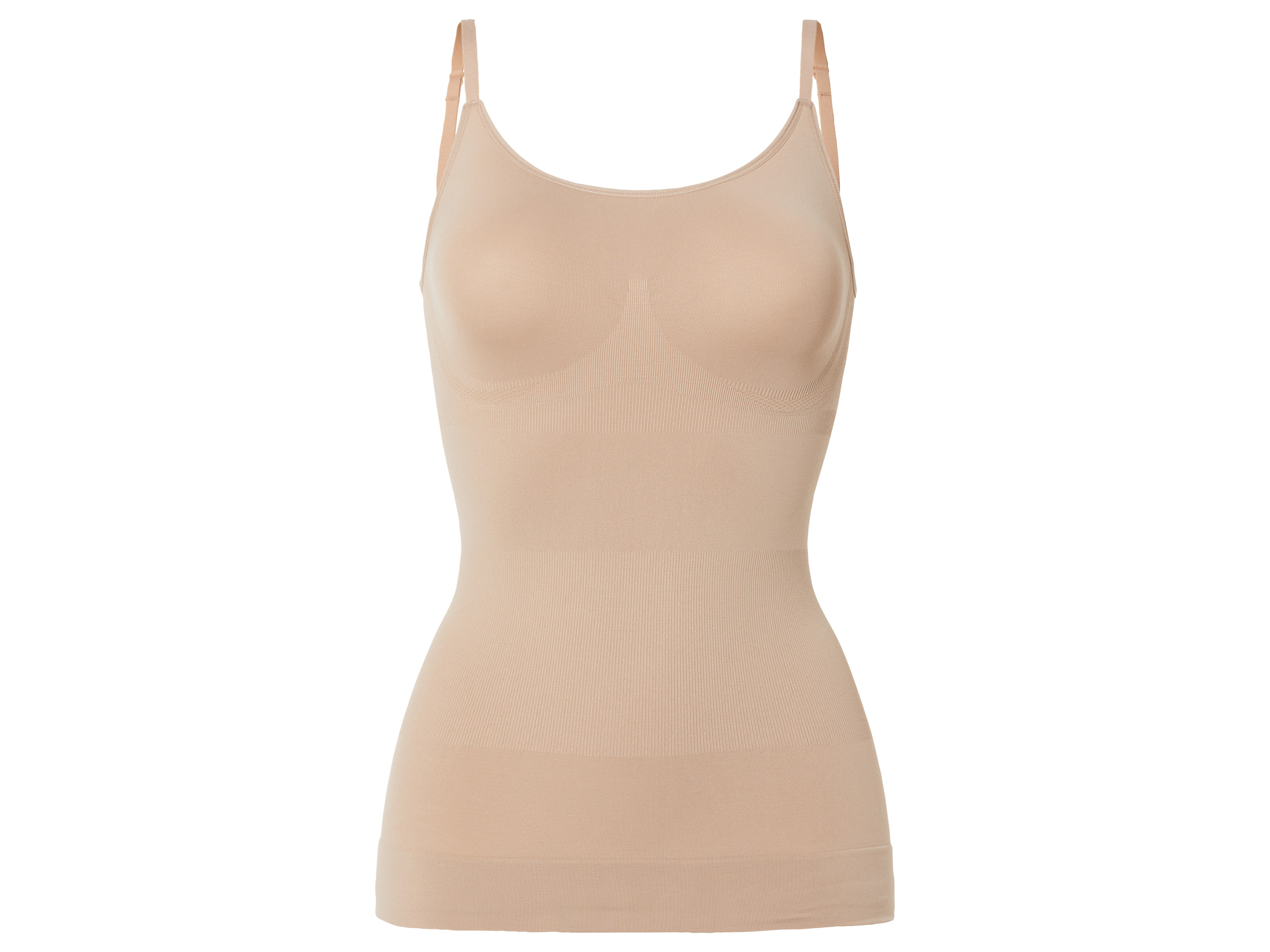 esmara Dames soft-shaping-top (L (44-46), Beige)