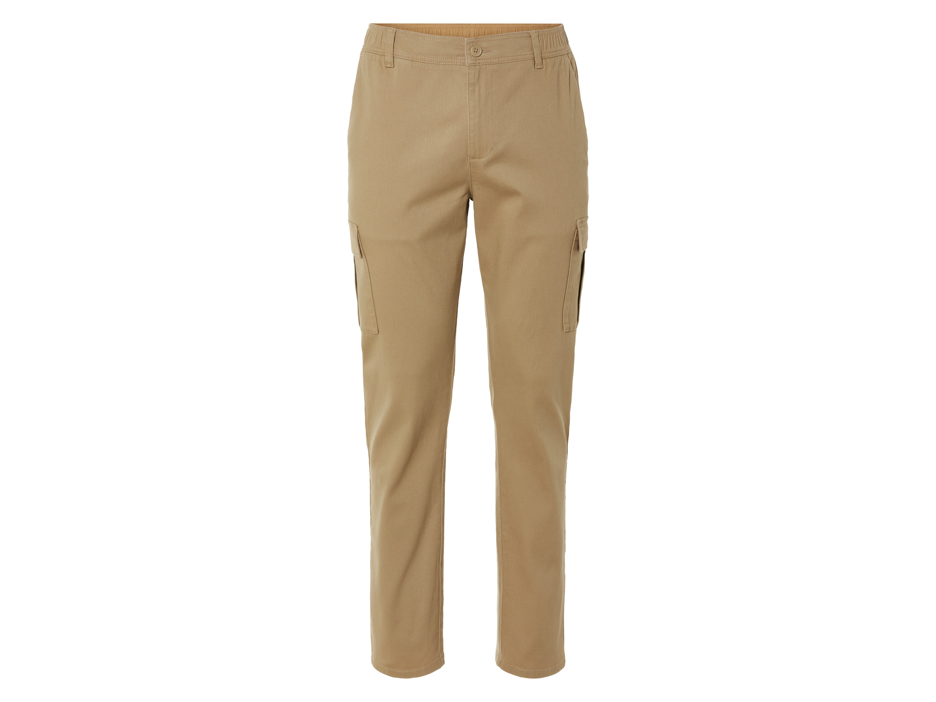 LIVERGY Heren cargobroek (S (44-46), Beige)