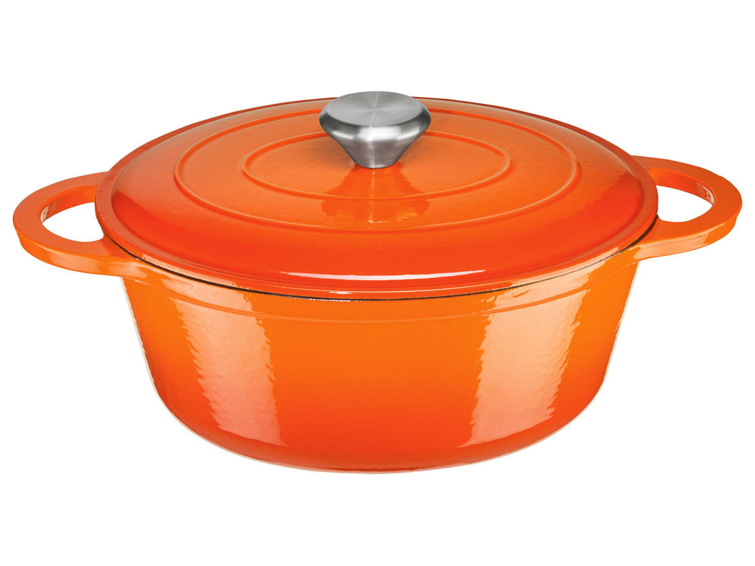 ERNESTO Gietijzeren braadpan Ø25 cm (Oranje)