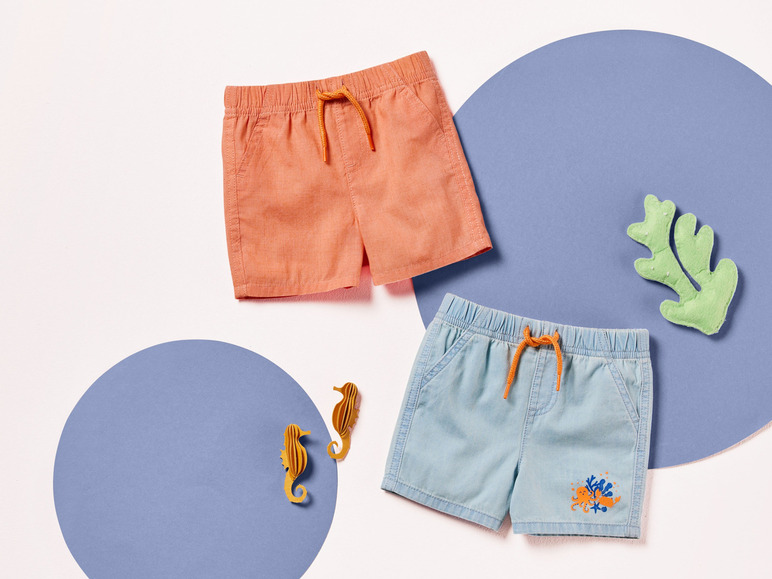 Ga naar volledige schermweergave: lupilu® 2 baby shorts - afbeelding 9