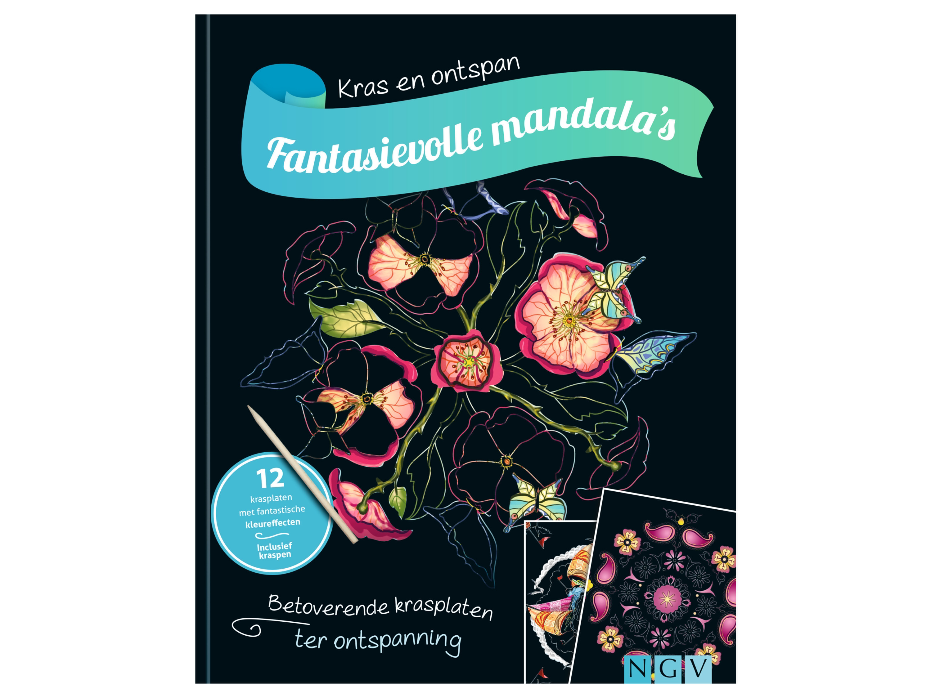 Scratchboek (Fantasievolle mandala&apos;s)