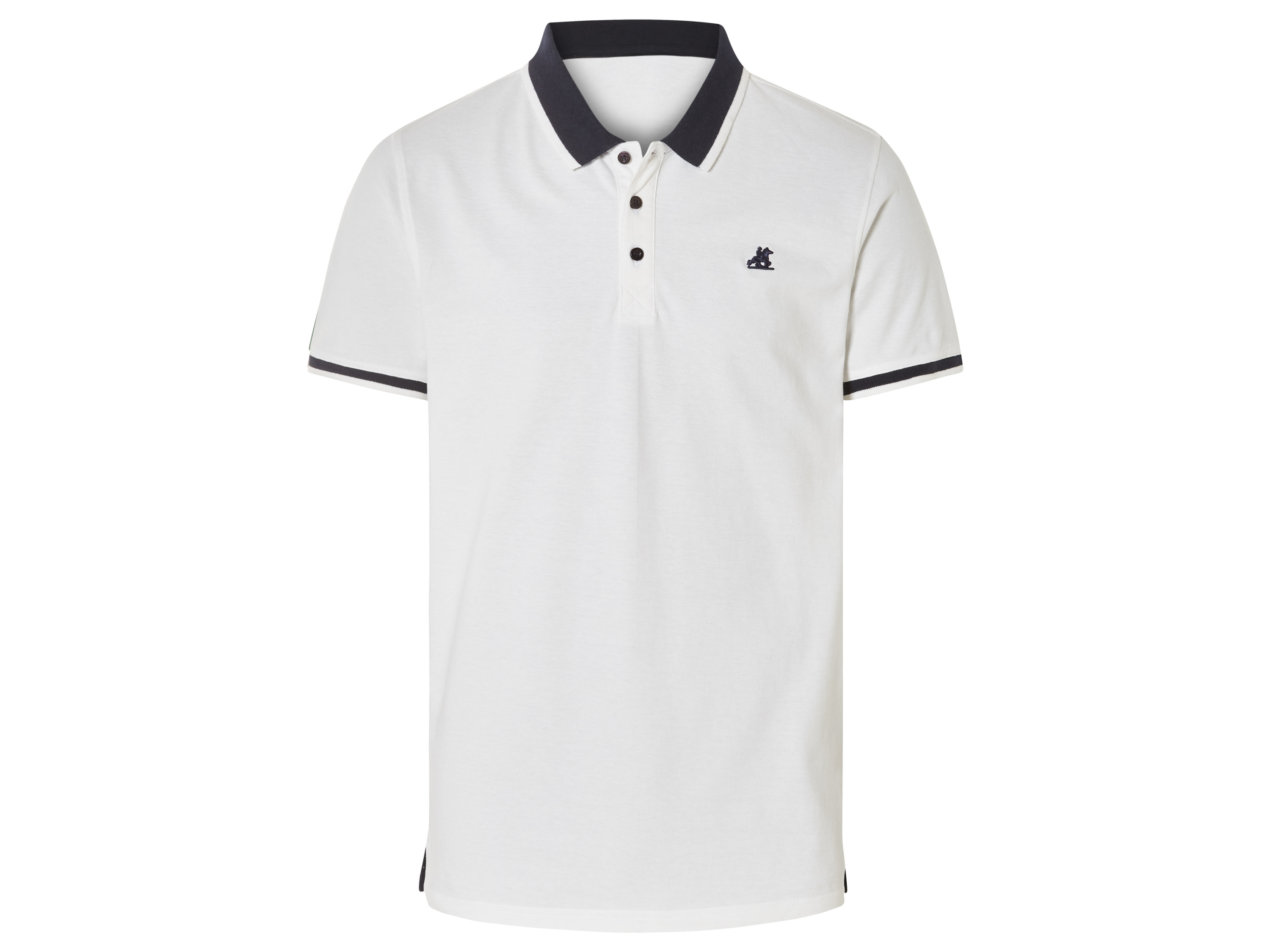 LIVERGY Heren polo (XXL (60/62), Wit)