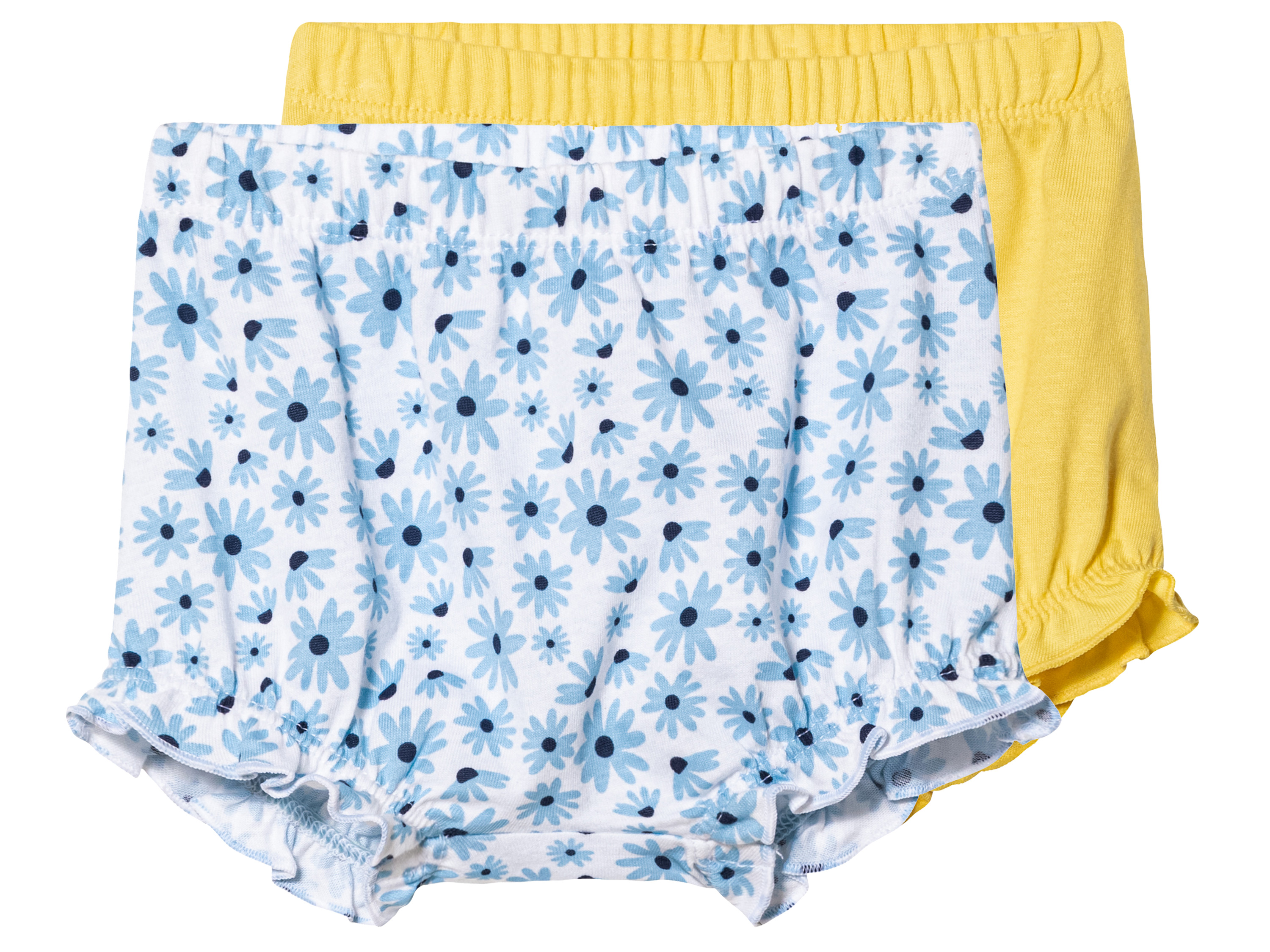 lupilu 2 baby shorts (86/92, Wit/blauw/geel)
