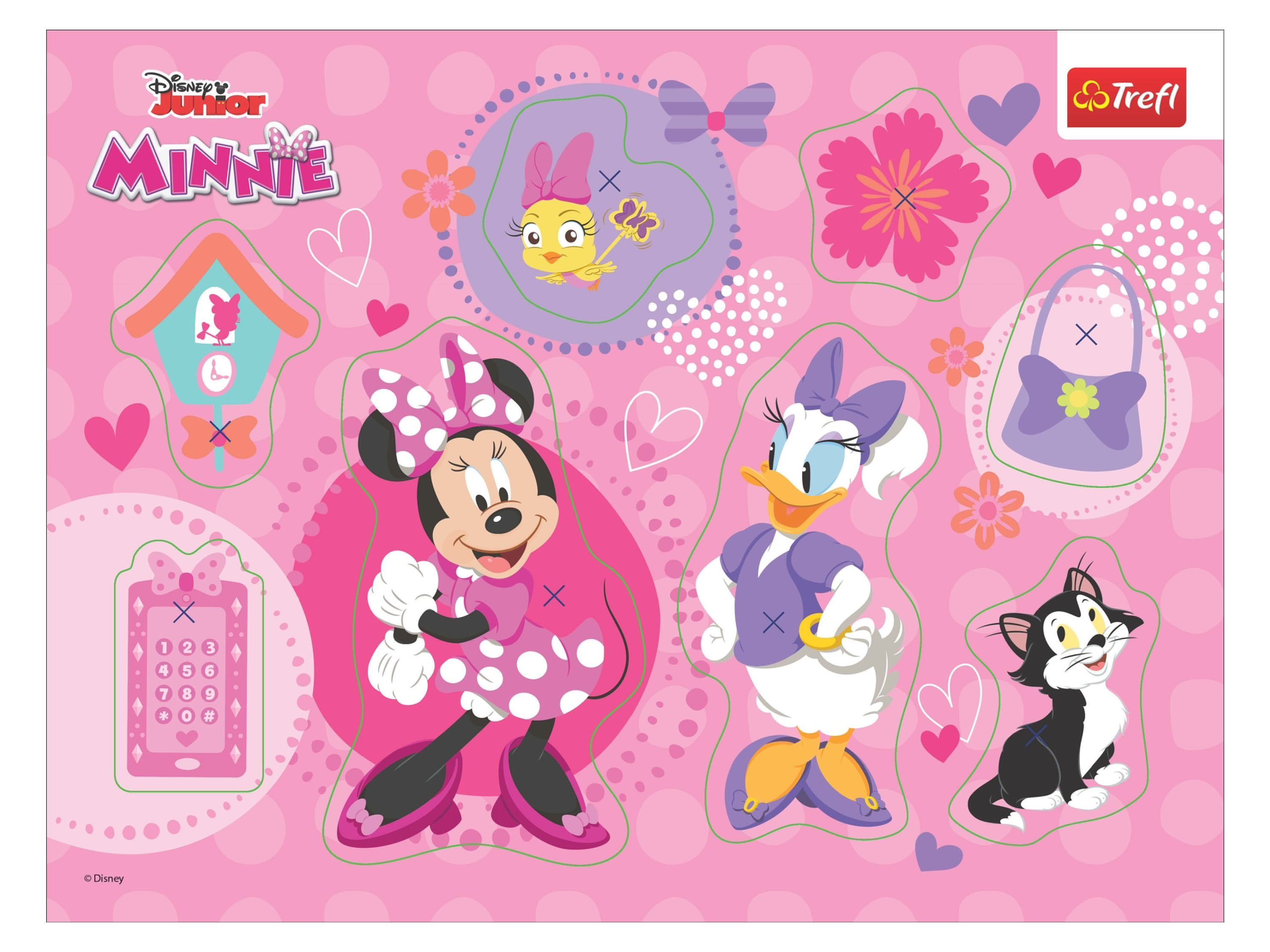 Trefl Houten puzzel (Minnie Mouse)