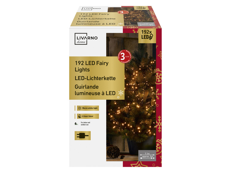LIVARNO home LED-lichtketting (Warmwit)