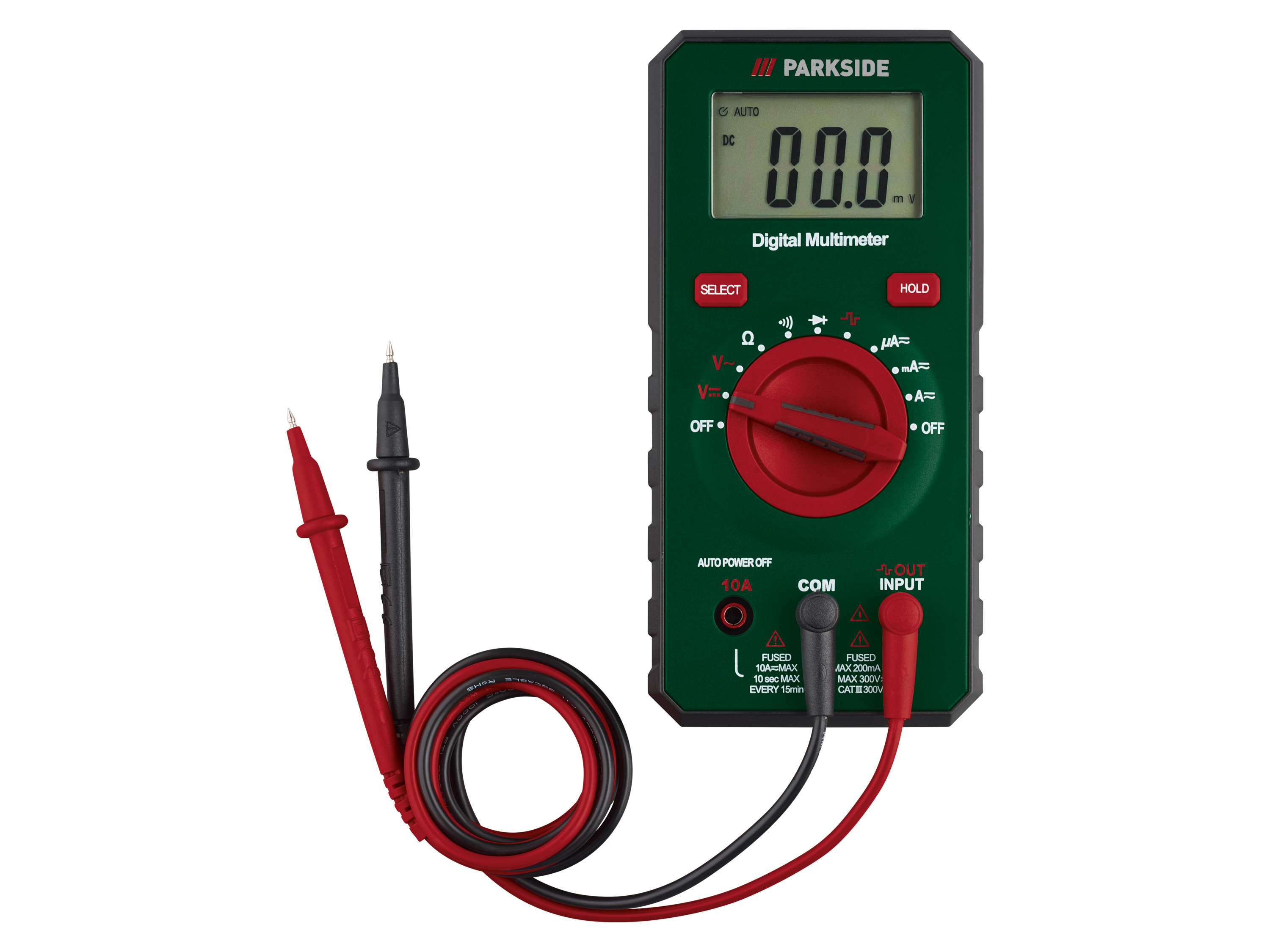 PARKSIDE Autorange-multimeter of adapter voor stroommeter (Autorange-multimeter)