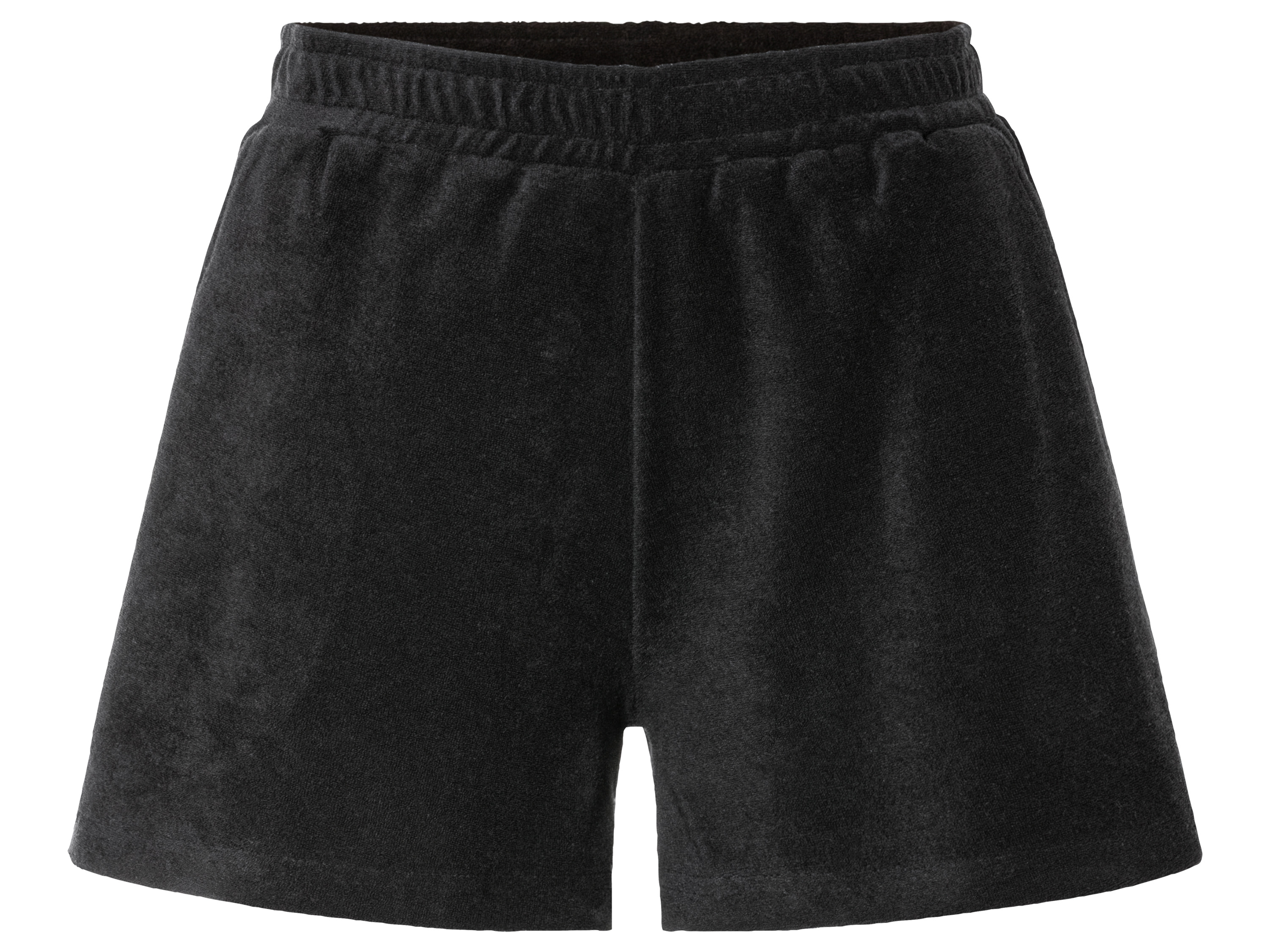 esmara Dames badstof shorts (S (36/38), Zwart)