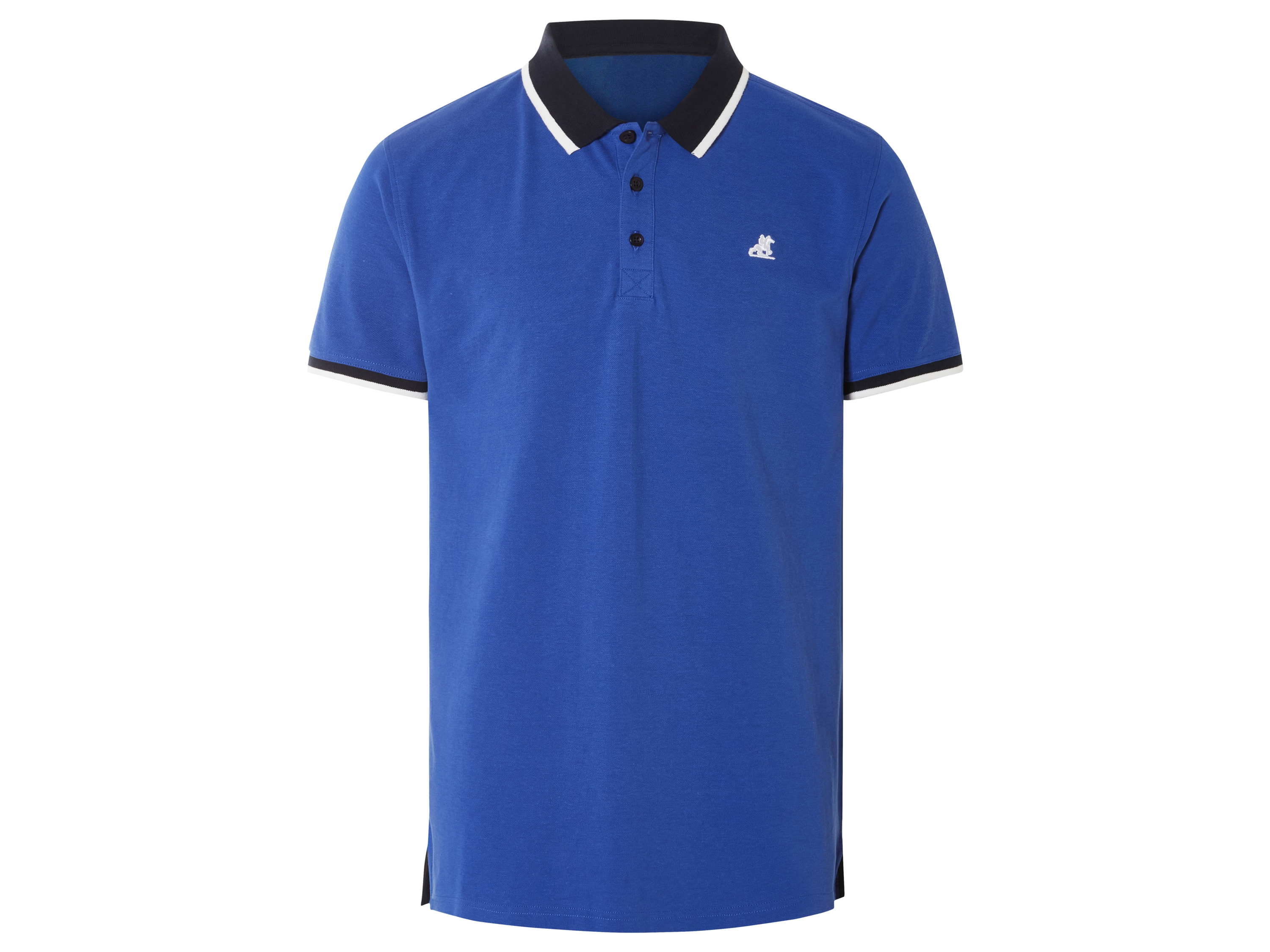 LIVERGY Heren polo (XL (56/58), Blauw)