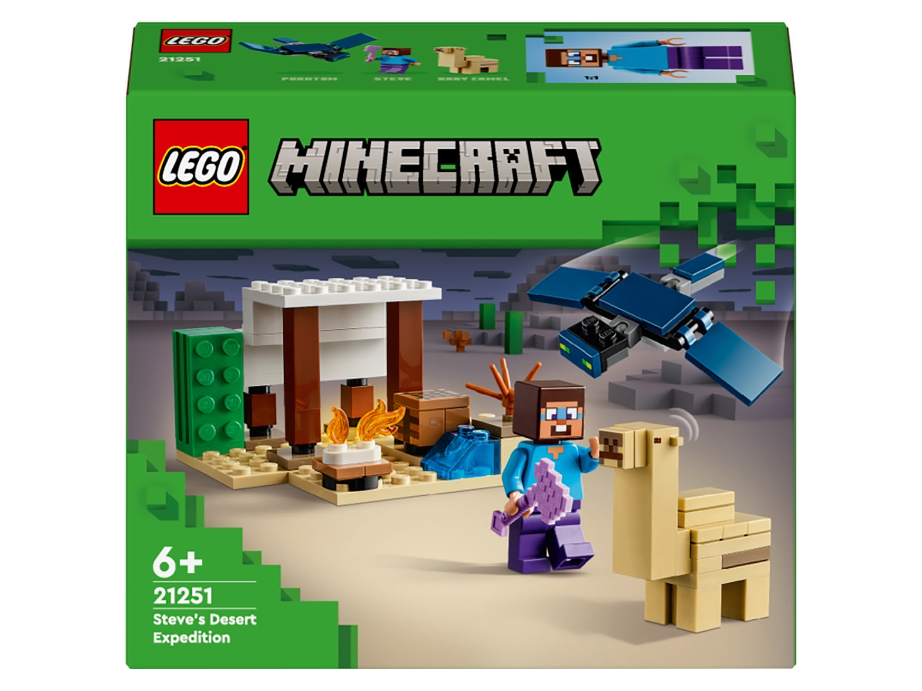 Lego Minecraft Steve&apos;s woestijnexpeditie - 21251