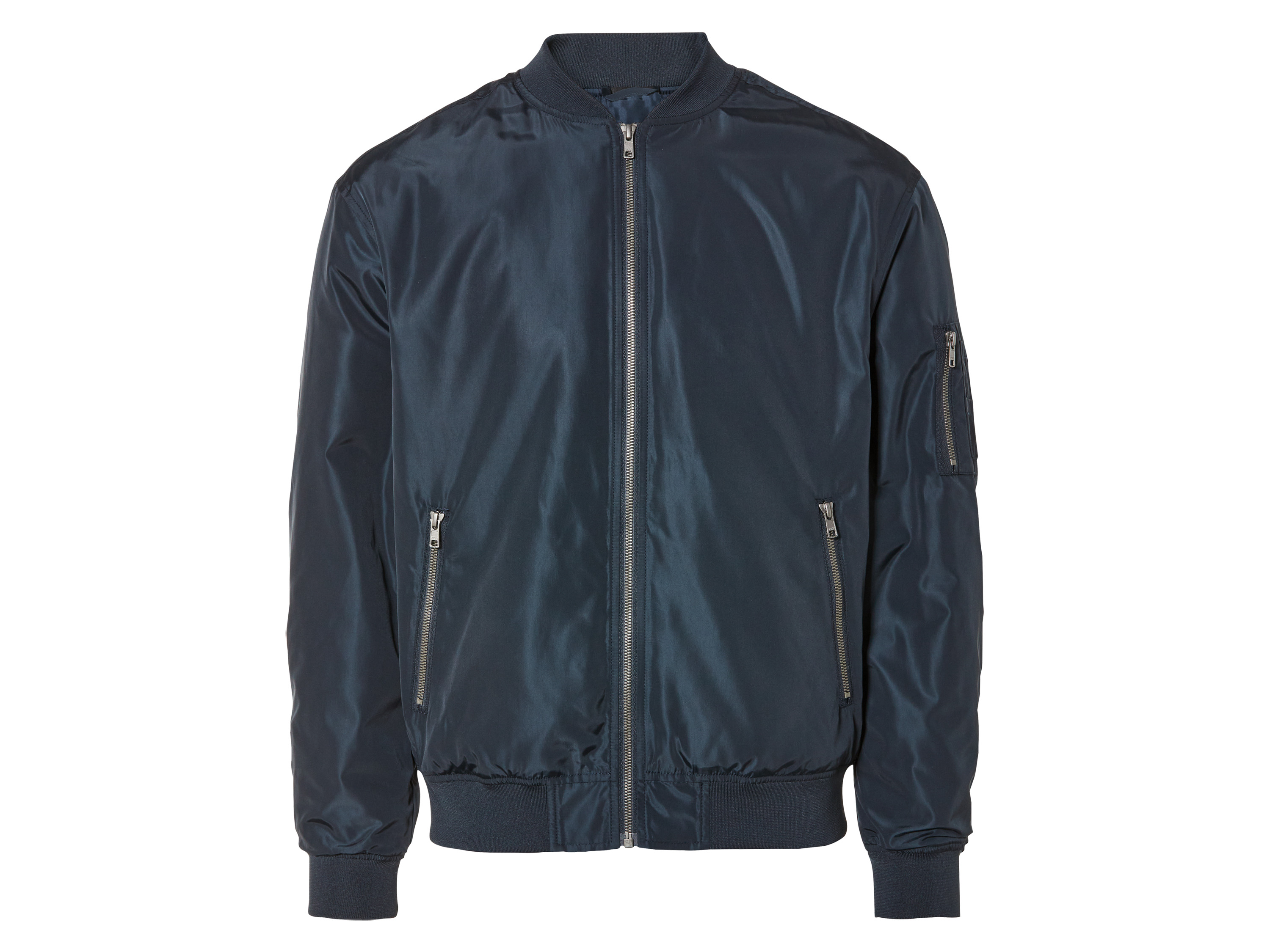 LIVERGY Heren bomberjack (S (44/46), Marineblauw)