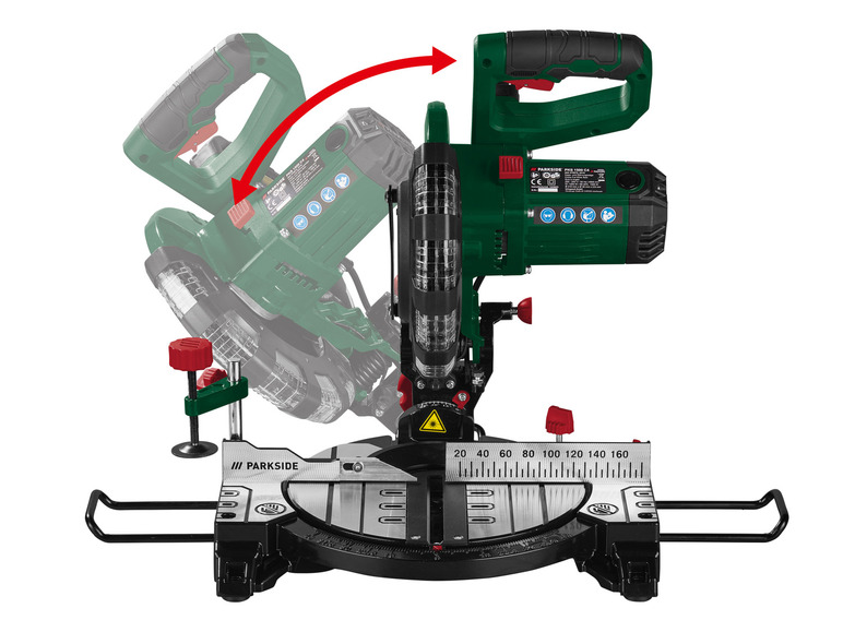 Ga naar volledige schermweergave: PARKSIDE® Verstekzaag 1500 W - afbeelding 7