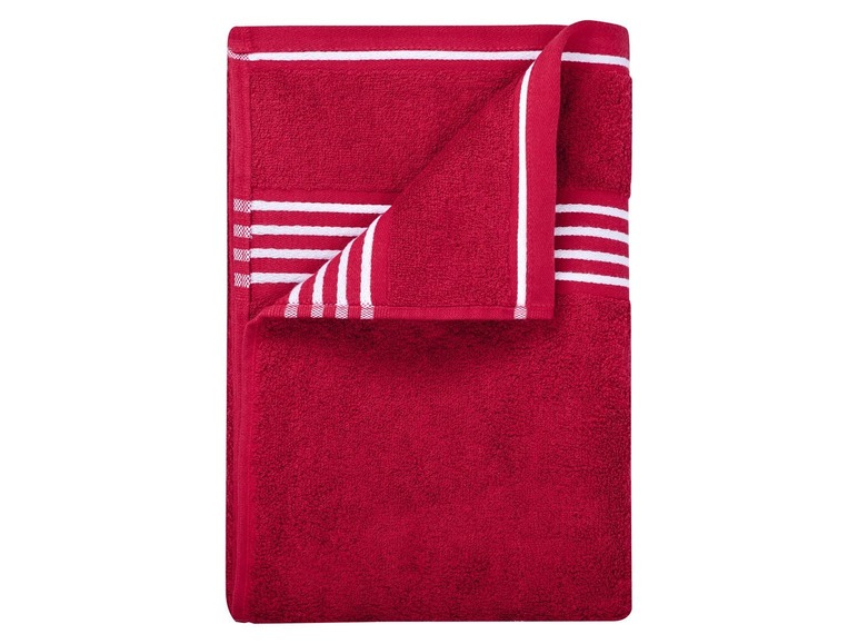 Badhanddoek Rio 70 x 140 cm [ Kleur:Rood ]