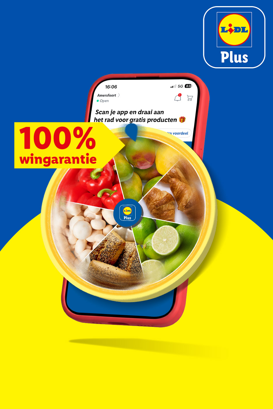 Scan, spin & win: 100% wingarantie