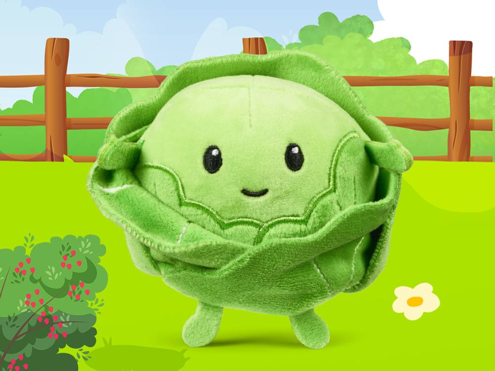 Sem Sla: knuffel van een krop sla