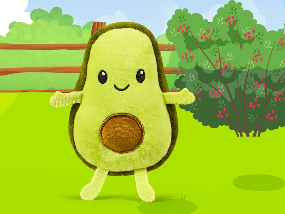 Avi Avocado: knuffelbare avocado knuffel